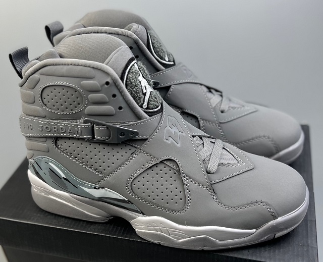 Air Jordan Retro 8 VIII Grade AAA Cool Grey